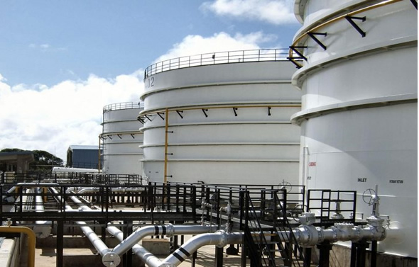 Rotterdam terminal storage tanks